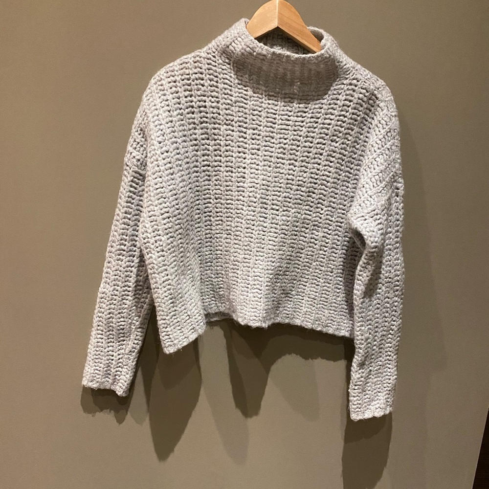 FREE WITH PURCHASE oversized mock neck sweater